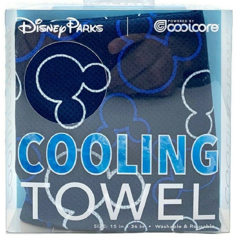 Disney Parks Mickey Mouse Blue Cooling Towel